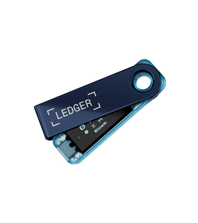 Ledger Nano S Plus Neptün Mavisi Kripto Donanım Cüzdanı
