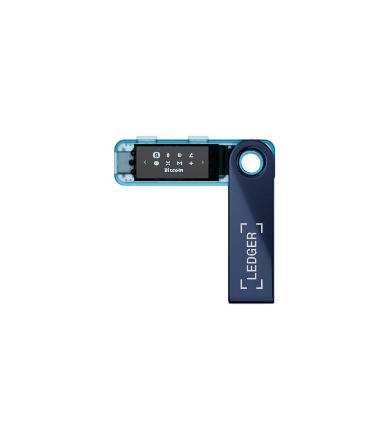 Ledger Nano S Plus Neptün Mavisi Kripto Donanım Cüzdanı