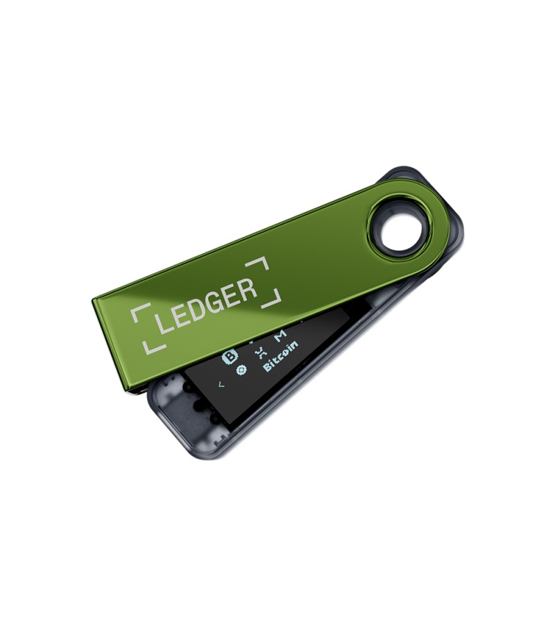 Ledger Nano S Plus Oksit Yeşili Kripto Donanım Cüzdanı