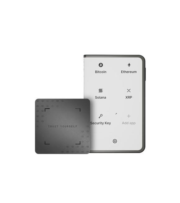 Ledger Stax Grafit Kripto Donanım Cüzdanı + Kurtarma Anahtarı
